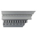 7-3/4"(H) x 6-3/4"(Proj.) - Repeat: 2" - Roman Crown Molding Design - [Plaster Material] - Brockwell Incorporated