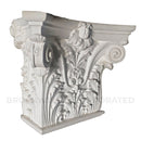 Italian Renaissance Venice plaster half square pilaster capital from Brockwell Incorporated