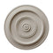 17-1/4" (Diam.) x 3/4" (Relief) - Center: 3-1/4" - Smooth Round Medallion - [Plaster Material] - Brockwell Incorporated 