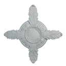 24-1/4" (Diam.) x 4-1/2" (Center) - Acanthus Leaves Medallion - [Plaster Material] - Brockwell Incorporated 