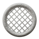 17-1/2" (Diam.) x 1-1/4" (Relief) - Classic Style (Vented) Grille - [Plaster Material] - Brockwell Incorporated 