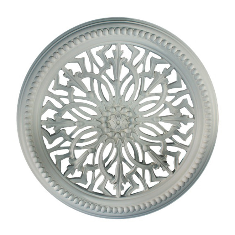 24-3/4" (Diam.) x 2-1/2" (Relief) - German Style (Vented) Medallion - [Plaster Material] - Brockwell Incorporated 