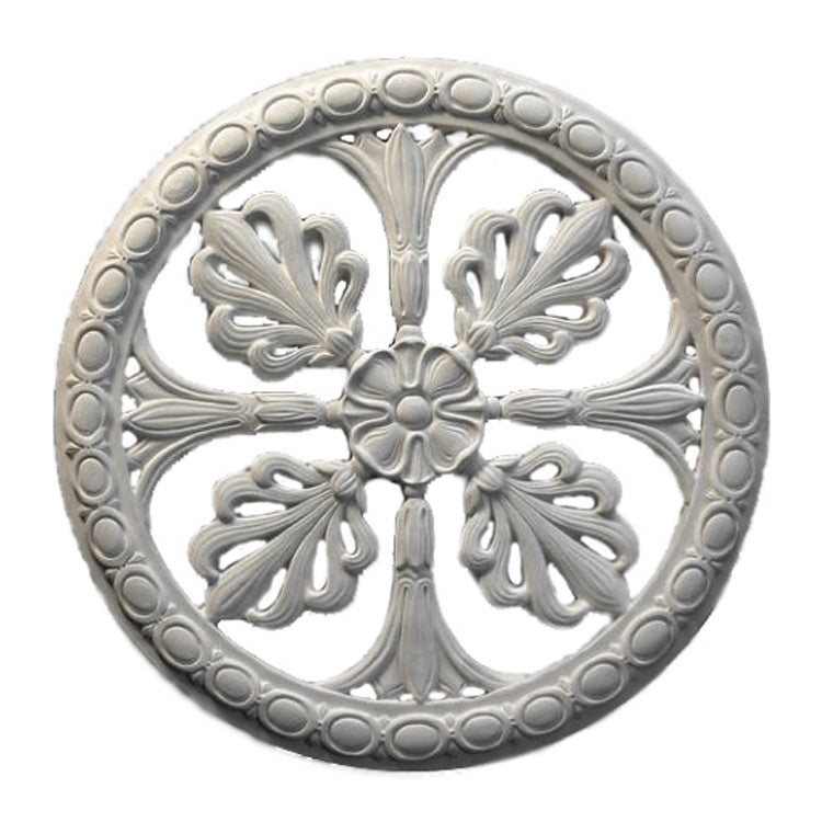 21" (Diam.) x 1-1/4" (Relief) - Empire Style Medallion (Vented) - [Plaster Material] - Brockwell Incorporated 