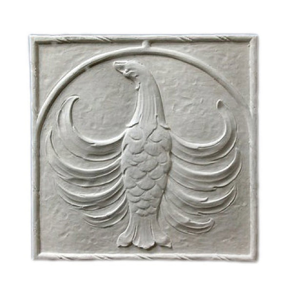 18-1/4" (W) x 18-1/4" (H) x 1/2" (Relief) - Old English Style Wall Panel - [Plaster Material] - Brockwell Incorporated 