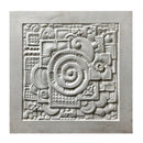 16" (W) x 16" (H) x 1/2" (Relief) - Art Deco Style Wall Panel - [Plaster Material] - Brockwell Incorporated 