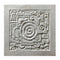 16" (W) x 16" (H) x 1/2" (Relief) - Art Deco Style Wall Panel - [Plaster Material] - Brockwell Incorporated 