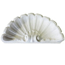 Molded 17" (W) x 8-5/8" (H) x 3-3/4" (Depth) - Shell Niche Cap - [Plaster Material] - Brockwell Incorporated - 980-282-8383
