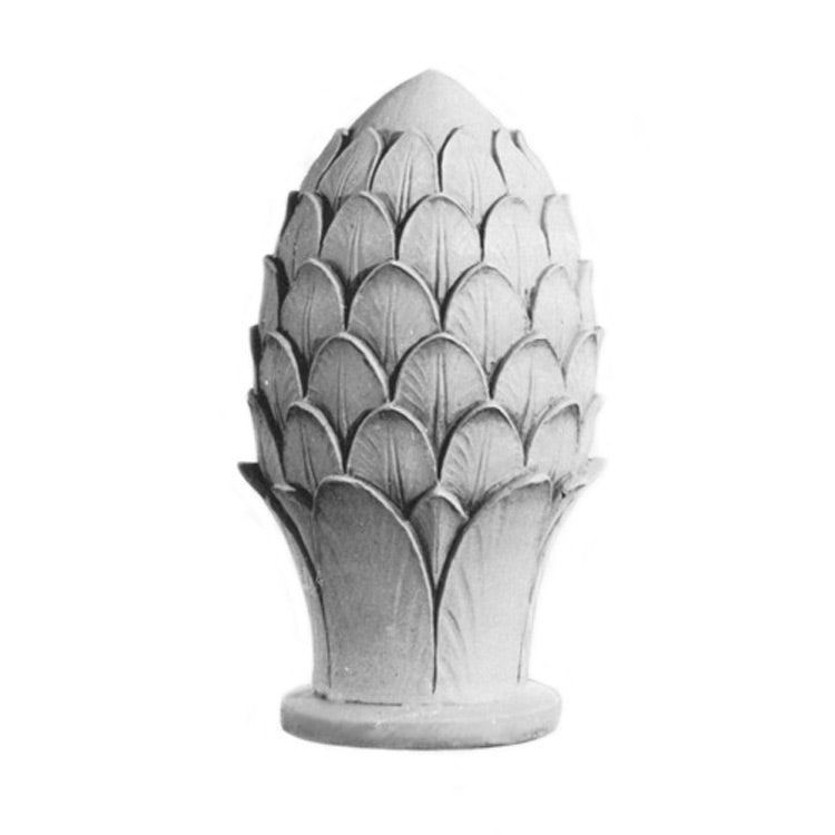 Plaster Finial Pineapple Designs for Interior Installation - Brockwell Incorporated - Item