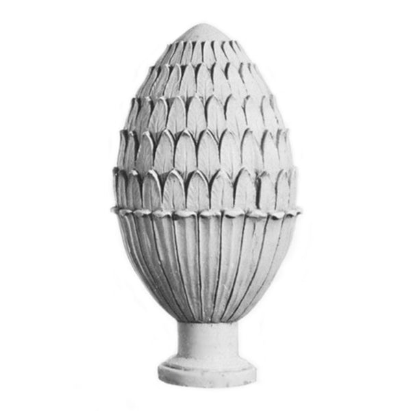 Plaster Finial Pineapple Designs for Interior Installation - Brockwell Incorporated - Item # FNL-06172-PL-2