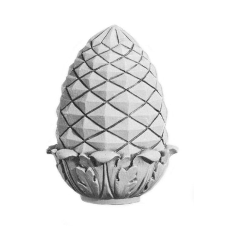 Plaster Finial Pineapple Designs for Interior Installation - Brockwell Incorporated - Item