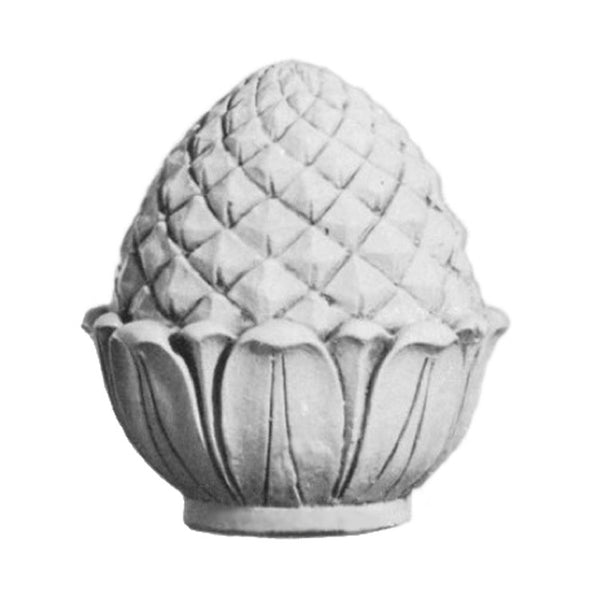 Plaster Finial Pineapple Designs for Interior Installation - Brockwell Incorporated - Item # FNL-36172-PL-2
