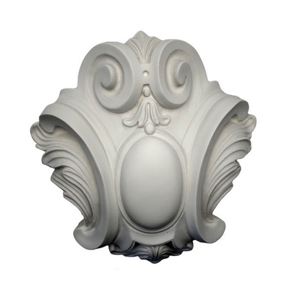 Purchase Decorative Plaster Shield Accents - Item # SHD-6453-PL-2 from Brockwell Incorporated