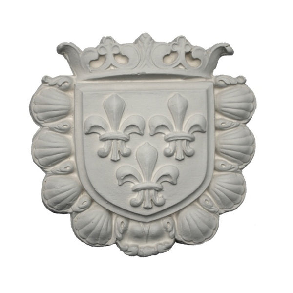 Purchase Decorative Plaster Shield Accents - Item # SHD-0553-PL-2 from Brockwell Incorporated