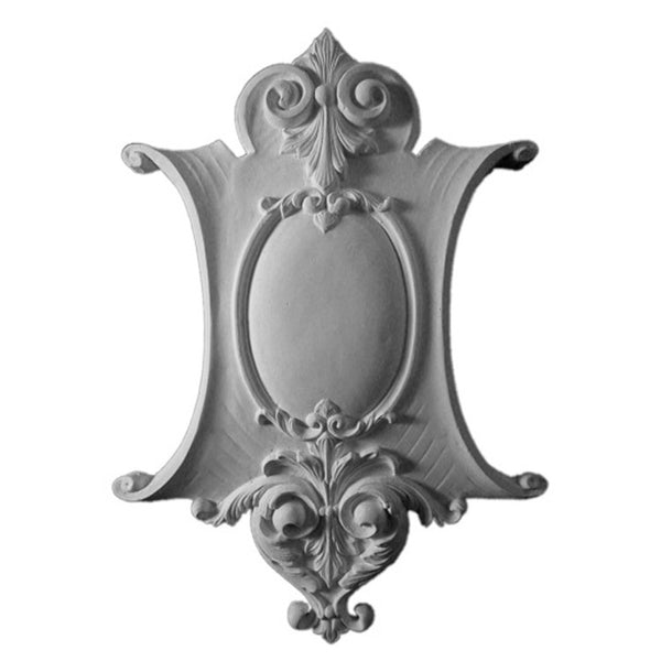 Purchase Decorative Plaster Shield Accents - Item # SHD-79072-PL-2 from Brockwell Incorporated