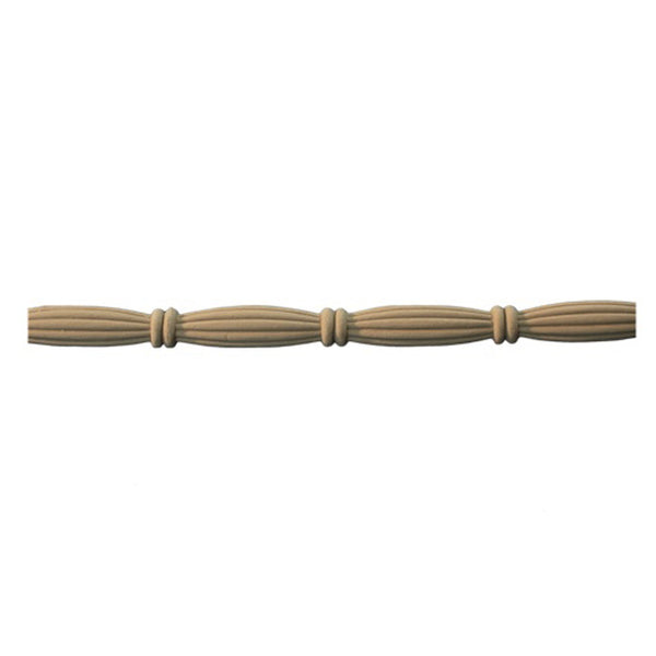 5/8"(H) x 3/16"(Relief) - French Renaissance Bound Reeded Linear Molding Design - [Compo Material] Online from Brockwell Incorporated