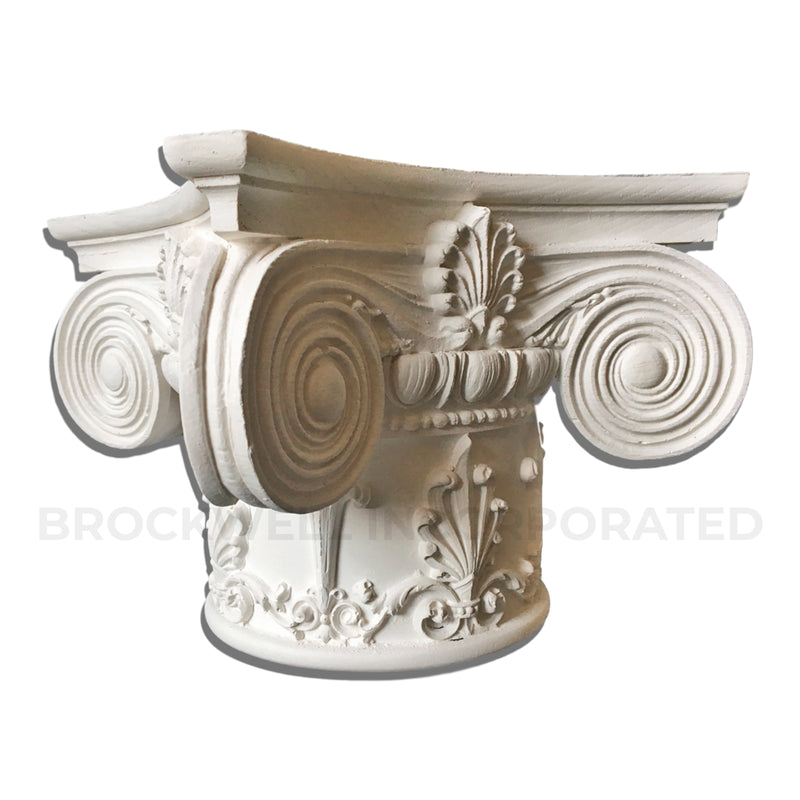 Brockwell Incorporated - Round Ionic Renaissance Chicago Plaster Column Capital