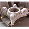 Scamozzi round capital made from plaster