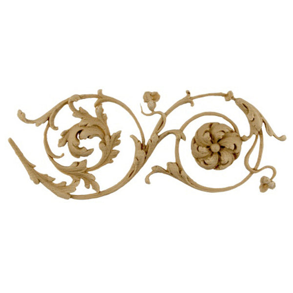 3"(H) x 3/8"(Relief) - French Renaissance Scroll Linear Molding Style - [Compo Material]-Brockwell Incorporated