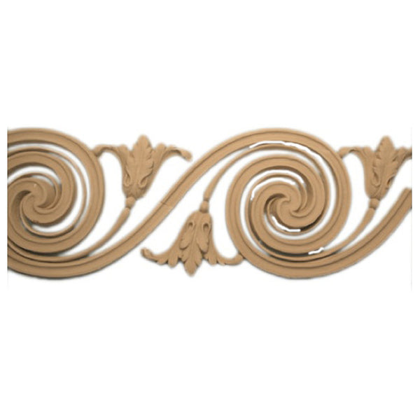 5"(H) x 1/2"(Relief) - Adam's Style Scroll Linear Molding Design - [Compo Material]-Brockwell Incorporated