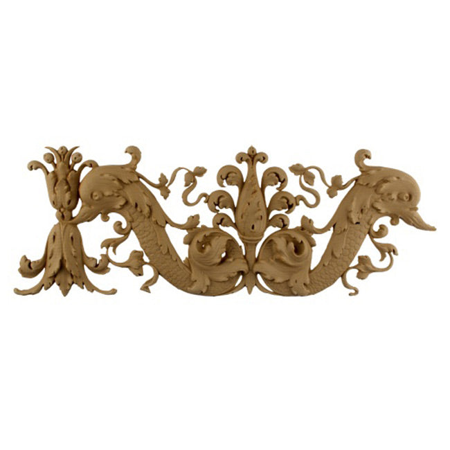 6-1/2"(H) x 3/4"(Relief) - Italian Renaissance Scroll Linear Molding Design - [Compo Material]-Brockwell Incorporated