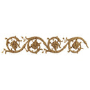3-3/4"(H) x 1/4"(Relief) - Modern Renaissance Scroll Linear Molding Style - [Compo Material]-Brockwell Incorporated