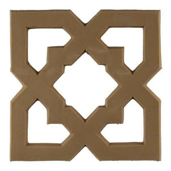 where to buy square resin rosettes online - RST-7967-CP-2 - ColumnsDirect.com