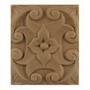 where to buy square resin rosettes online - RST-56811-CP-2 - ColumnsDirect.com