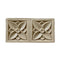 where to buy square resin rosettes online - RST-07811-CP-2 - ColumnsDirect.com