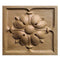 where to buy square resin rosettes online - RST-68811-CP-2 - ColumnsDirect.com