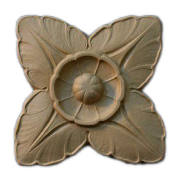 where to buy square resin rosettes online - RST-29811-CP-2 - ColumnsDirect.com