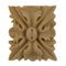 where to buy square resin rosettes online - RST-F3121-CP-2 - ColumnsDirect.com