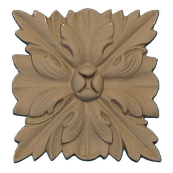 where to buy square resin rosettes online - RST-F2942-CP-2 - ColumnsDirect.com