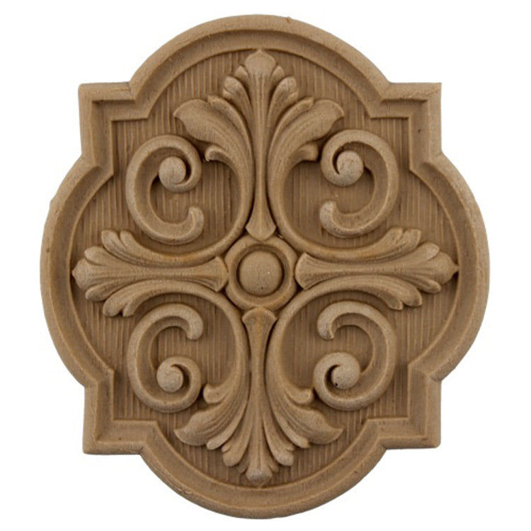 where to buy square resin rosettes online - RST-F3293-CP-2 - ColumnsDirect.com