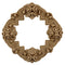 where to buy square resin rosettes online - RST-F9874-CP-2 - ColumnsDirect.com