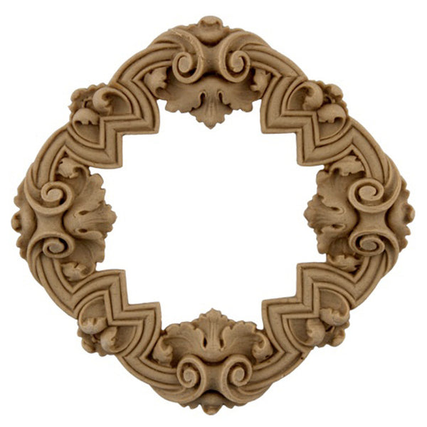 where to buy square resin rosettes online - RST-F8874-CP-2 - ColumnsDirect.com