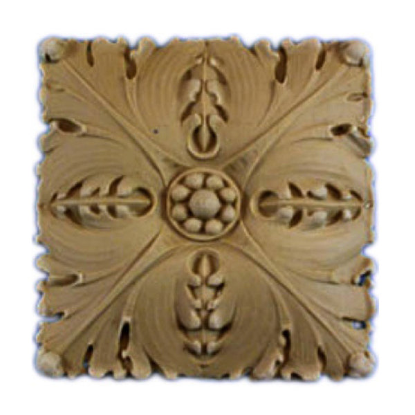 where to buy square resin rosettes online - RST-2005-CP-2 - ColumnsDirect.com