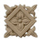 where to buy square resin rosettes online - RST-0205-CP-2 - ColumnsDirect.com