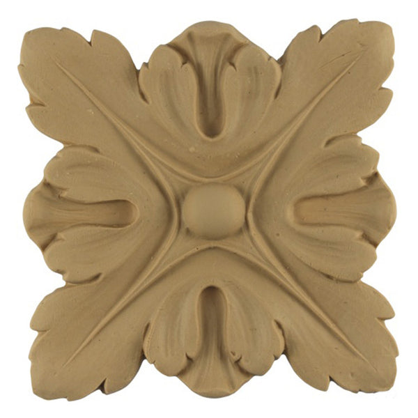 where to buy square resin rosettes online - RST-2135-CP-2 - ColumnsDirect.com