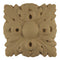 where to buy square resin rosettes online - RST-7135-CP-2 - ColumnsDirect.com