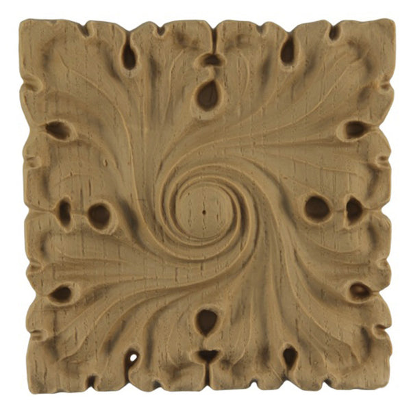 where to buy square resin rosettes online - RST-0235-CP-2 - ColumnsDirect.com