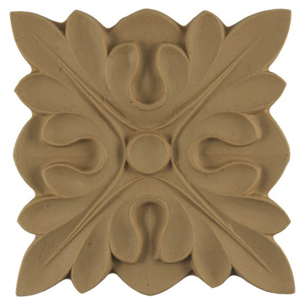 where to buy square resin rosettes online - RST-3235-CP-2 - ColumnsDirect.com