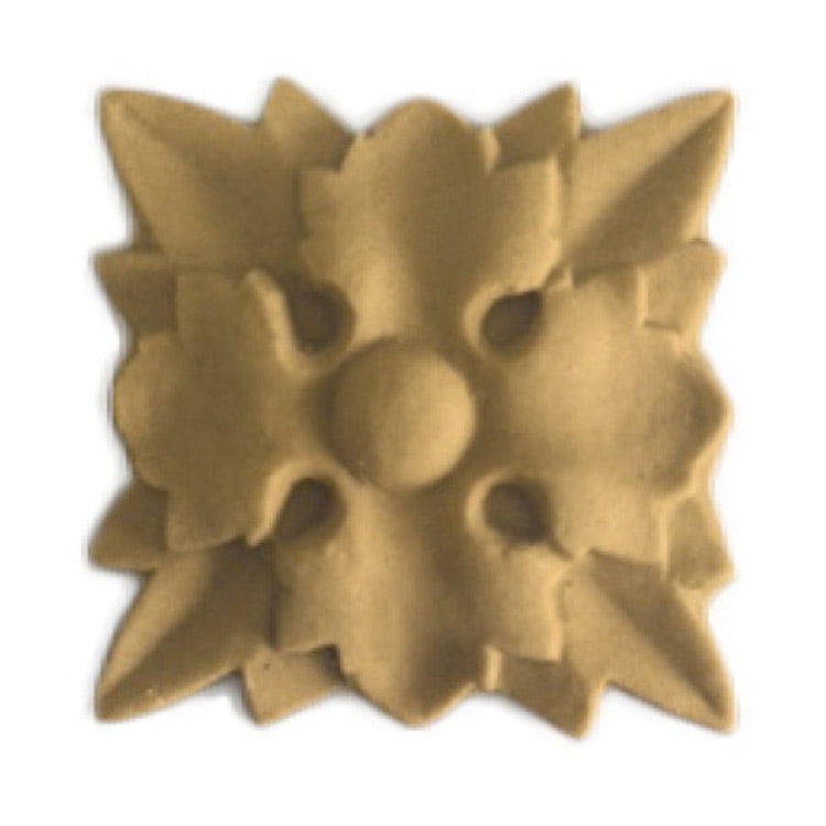 where to buy square resin rosettes online - RST-8335-CP-2 - ColumnsDirect.com