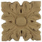 where to buy square resin rosettes online - RST-4735-CP-2 - ColumnsDirect.com