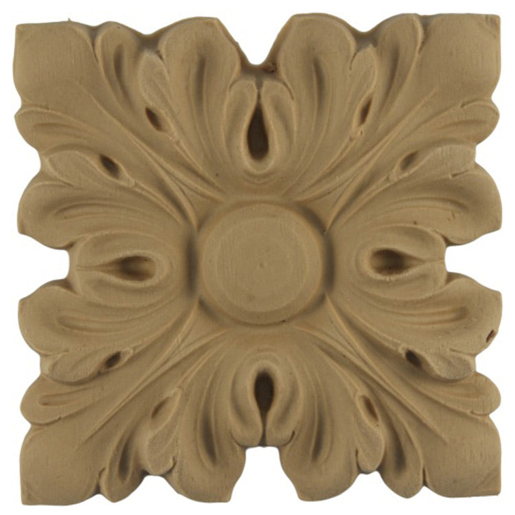 where to buy square resin rosettes online - RST-4735-CP-2 - ColumnsDirect.com