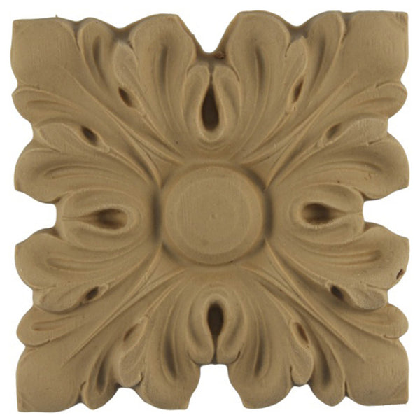 where to buy square resin rosettes online - RST-6735-CP-2 - ColumnsDirect.com