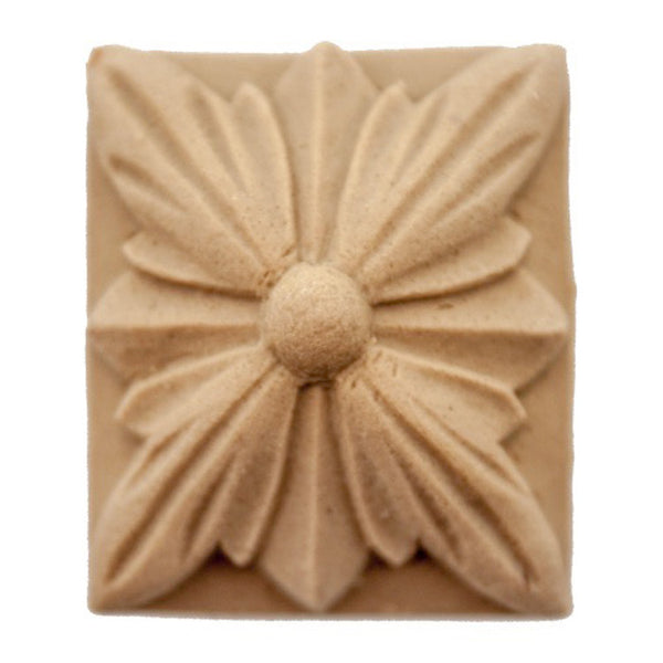 where to buy square resin rosettes online - RST-2745-CP-2 - ColumnsDirect.com