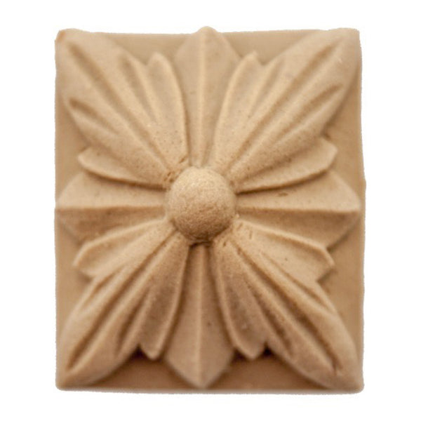 where to buy square resin rosettes online - RST-1745-CP-2 - ColumnsDirect.com