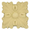 where to buy square resin rosettes online - RST-6745-CP-2 - ColumnsDirect.com