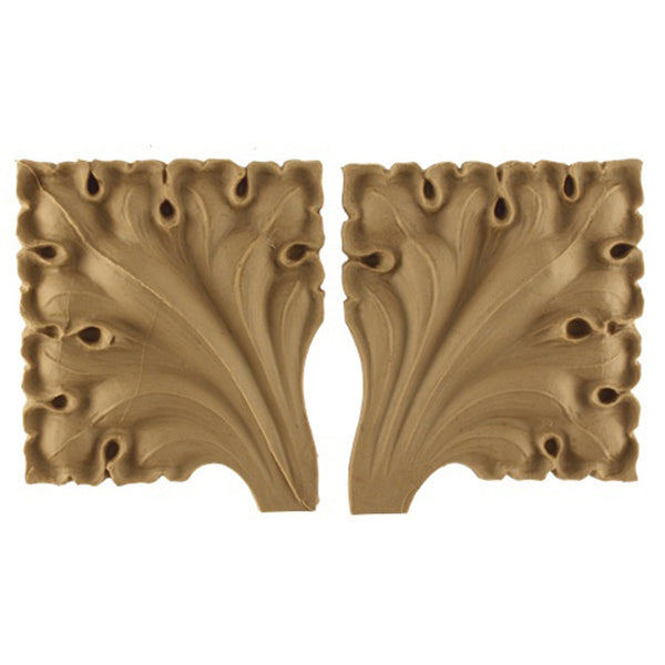 where to buy square resin rosettes online - RST-5546-CP-2 - ColumnsDirect.com