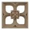 where to buy square resin rosettes online - RST-A3746-CP-2 - ColumnsDirect.com
